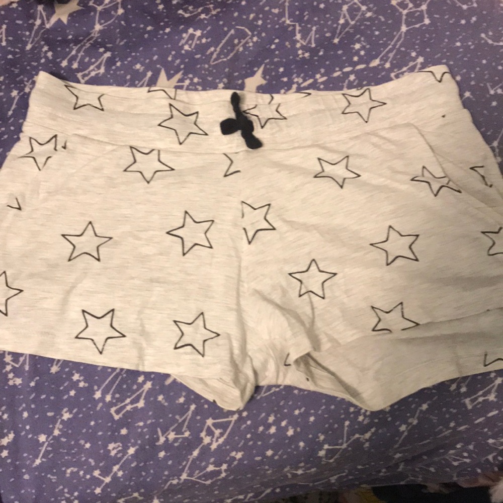 Tan star shorts